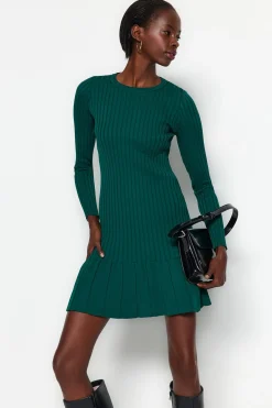 Trendyol Vestido plisado mini^Mujer Vestidos Y Monos