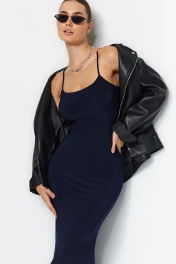 Trendyol Vestido tubo de punto largo^Mujer Vestidos Y Monos