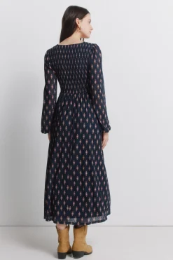 Springfield Vestido volante escote^Mujer Vestidos Y Monos