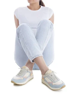 XTI Zapatilla cordones detalle metalizado^Mujer Zapatillas Deportivas