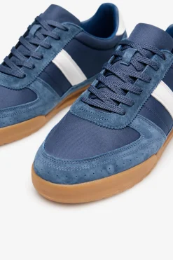 Cortefiel Zapatilla piel y textil^Hombre Zapatillas Deportivas