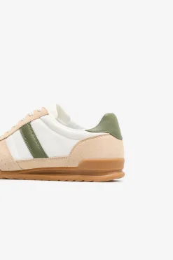 Cortefiel Zapatilla piel y textil^Hombre Zapatillas Deportivas