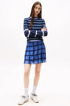 Tommy Jeans Zapatilla blanca con detalles en y rojo^Mujer Zapatillas Deportivas