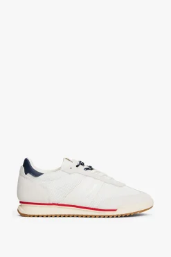 Tommy Jeans Zapatilla blanca con detalles en y rojo^Mujer Zapatillas Deportivas