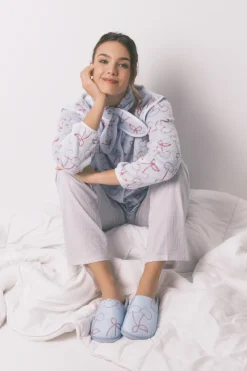 Women'secret Zapatillas casa cerezas^Mujer Zapatillas De Casa