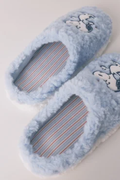 Women'secret Zapatillas casa cerradas borreguito Snoopy^Mujer Zapatillas De Casa