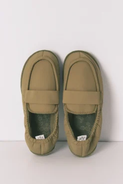 Women'secret Zapatillas casa mocas&iacute;n verde^Mujer Zapatillas De Casa