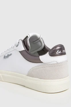 Pepe Jeans Zapatillas Cl&aacute;sicas Con Detalles En Ante^Mujer Zapatillas Deportivas