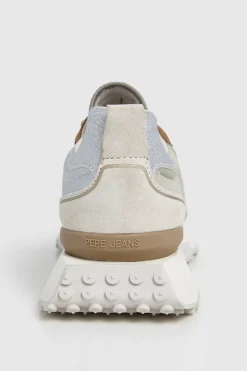 Pepe Jeans Zapatillas Con Detalles En Ante^Mujer Zapatillas Deportivas