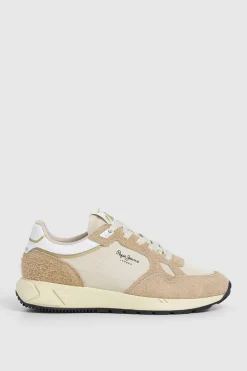 Pepe Jeans Zapatillas Con Detalles En Ante^Mujer Zapatillas Deportivas