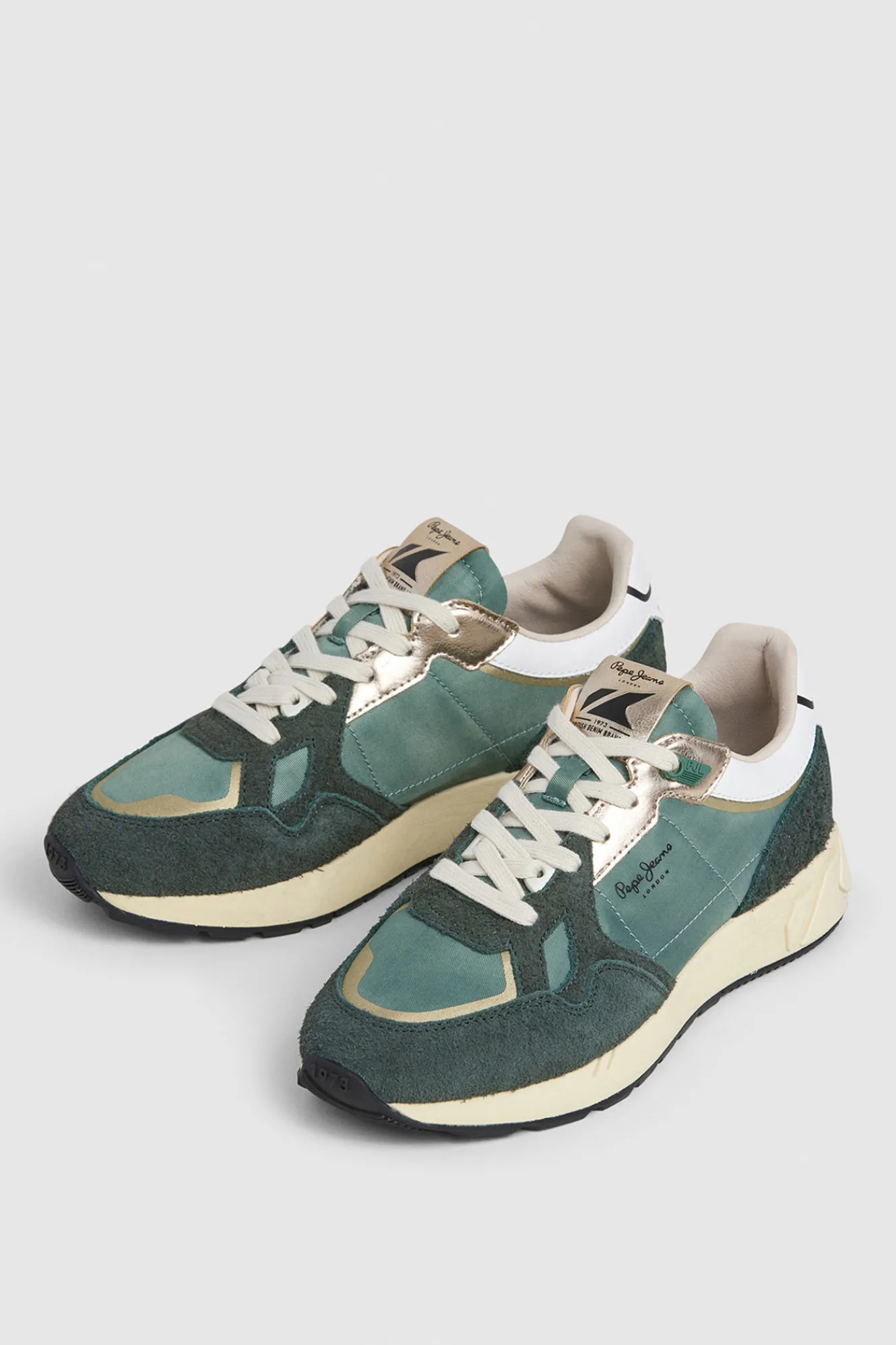 Pepe Jeans Zapatillas Con Detalles En Ante^Mujer Zapatillas Deportivas