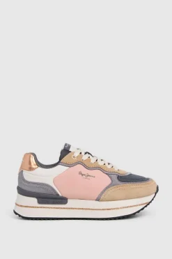 Pepe Jeans Zapatillas de ante y glitter^Mujer Zapatillas Deportivas