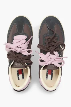 Tommy Jeans Zapatillas retro en y rosa^Mujer Zapatillas Deportivas