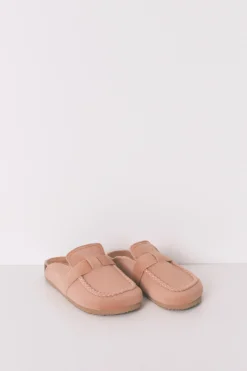 Women'secret Zapatillas tipo zueco ante rosa^Mujer Zapatillas De Casa