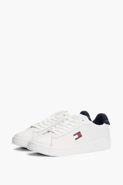 Tommy Jeans Zapatillas blancas con logo bandera^Mujer Zapatillas Deportivas