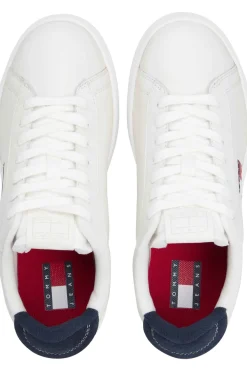 Tommy Jeans Zapatillas blancas con logo bandera^Mujer Zapatillas Deportivas