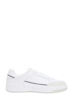 Tommy Jeans Zapatillas blancas con logo bandera^Hombre Zapatillas Deportivas